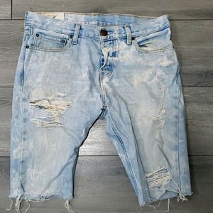 Light Stone Wash Jean Shorts Sz.32
